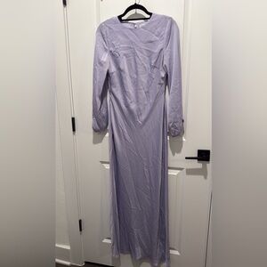 Veiled Collection: kamila satin maxi dress